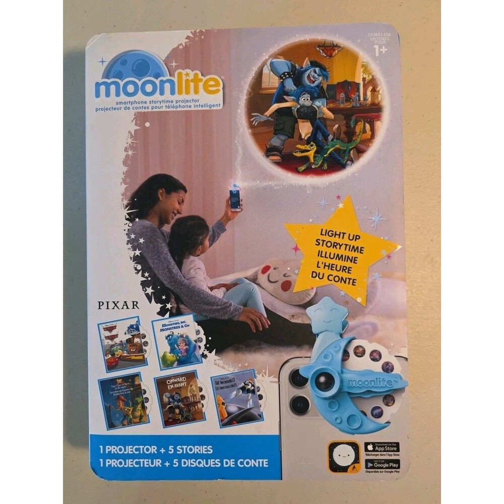 Moonlite - Pixar - Gift Pack Storybook Projector for Smartphones 5 Stories